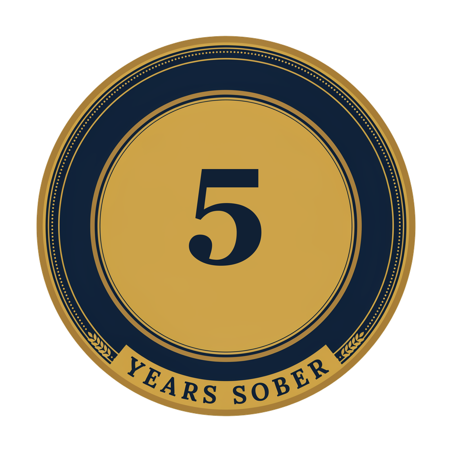 Years Sober Medallion — Unisex Tee